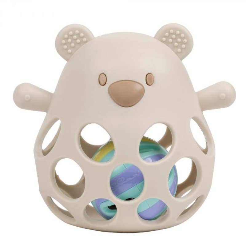 Silicone Ours Hochet avec Balle, argile nattou 25/03