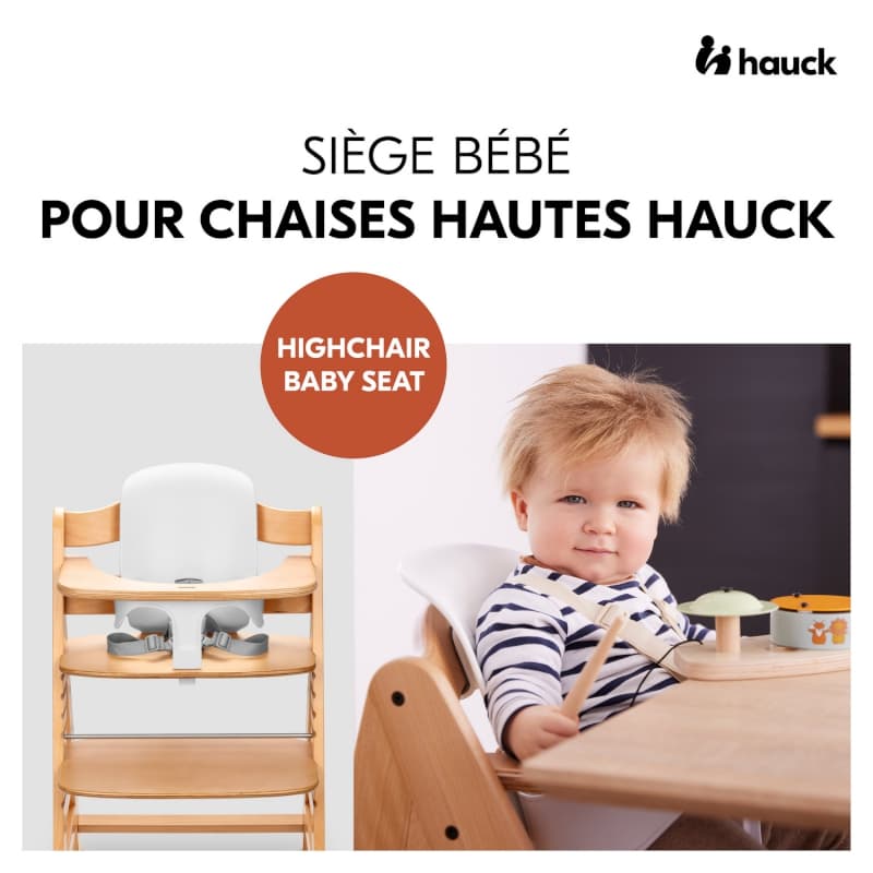 Dossier Babyset Chaise Haute Alpha/beta/arketa, blanc hauck p-24 e-24 — vue 2 sur 5