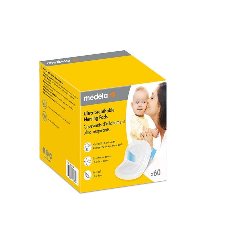 Coussinets Allaitement Uu Respirants - X60, blancs medela h-24 — vue 3 sur 3