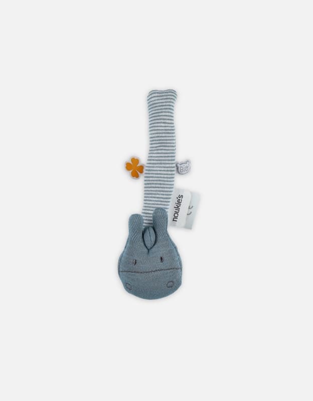 N-p-l Paco Bleu Attache-sucette Coton Bio, bleu permanent — vue 2 sur 3
