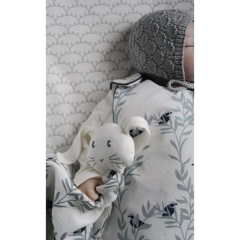 Doudou Lapin Edgar Monceau, monceau multi head height : 7cm, cloth 30x30cm per — vue 2 sur 3