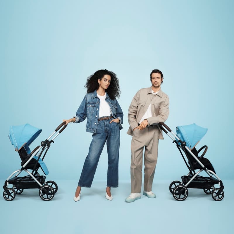 Poussette Eezy S Twist+2, black - candy pink gold cybex 07-24 — vue 4 sur 5