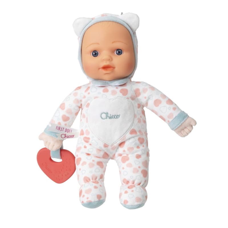 Mon Premier Doudou Poupon Motif Coeur, chicco — vue 1 sur 5