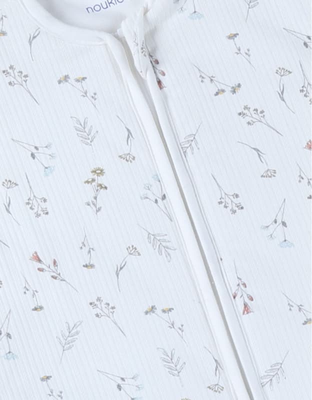 Gigoteuse Jersey Pointelle Ouatine Pretty Flowers, 70cm mix_match noukie 's permanent — vue 4 sur 4