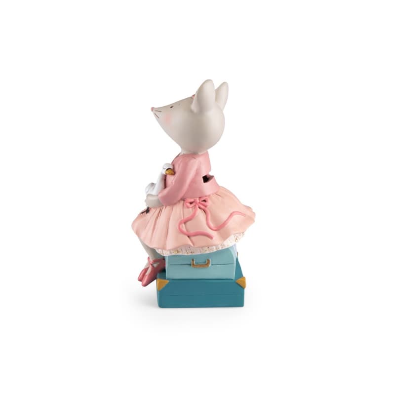 Tirelire Souris la Petite Ecole de Danse, la petite école de danse moulin roty multicolore 9x9,5x17,5 p-e-a-h 2024 — vue 4 sur 5
