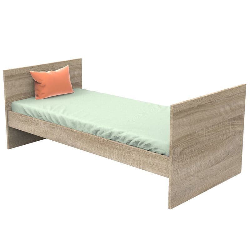 Lit 140x70 Evolutif en 200 Argile Nova Argile Douceevolutif en 90x200 et 140x200, sauthon — vue 3 sur 5