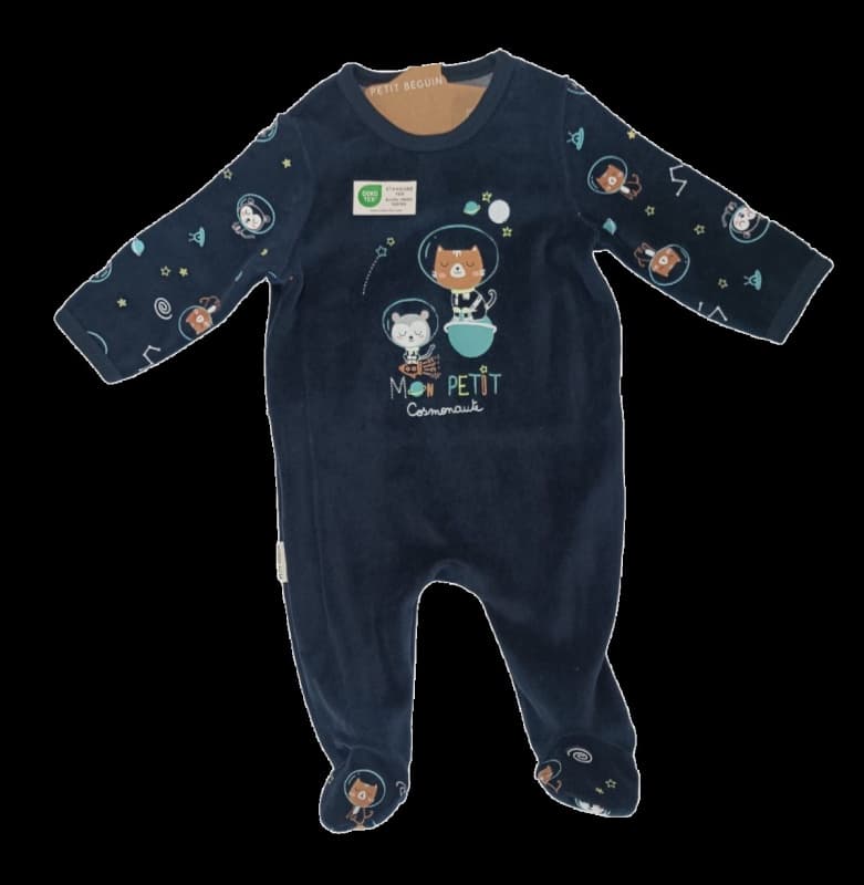 Grenouillere Bb Garçon Mon Petit Cosmona 36m, bleu-36m