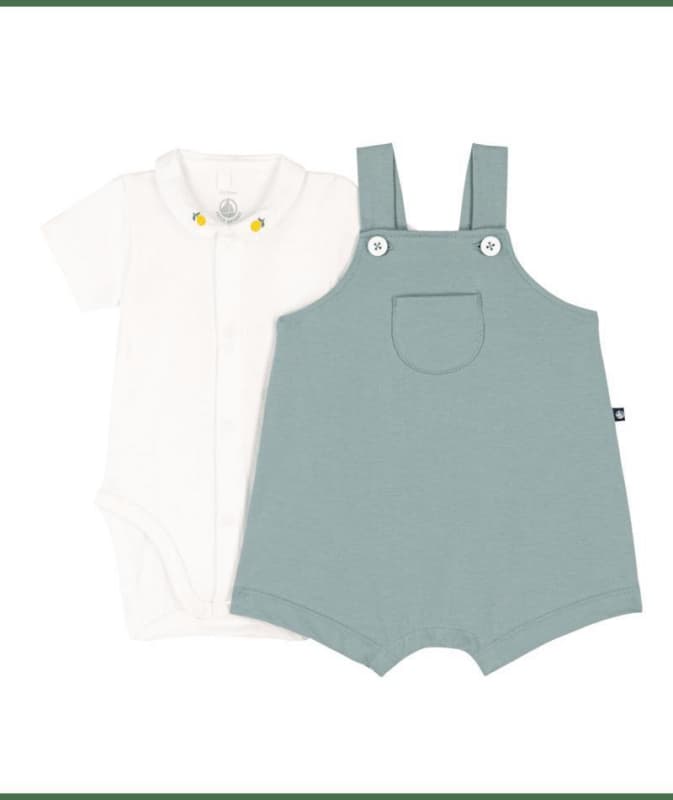 Ensemble Salopette, paul 3m pe2025 selectif mid season petit bateau p-25 e-25