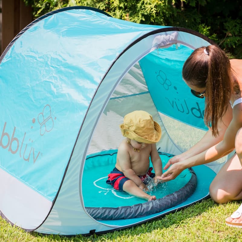 Splash - Pateaugeoire de Voyage pour Bebe, bblüv aqua — vue 17 sur 20
