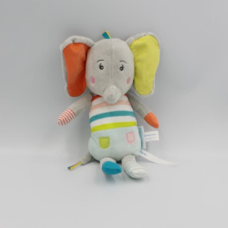 Peluche Elephant Elidou L Elephant, bebeconfort 0 q4 2019
