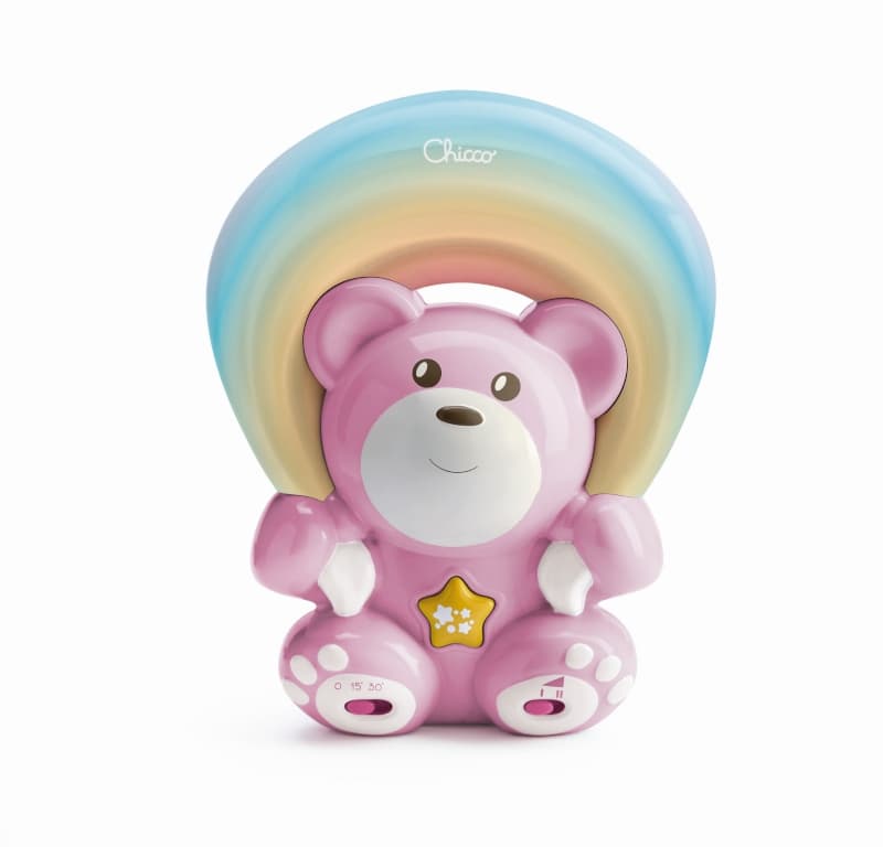 l'Ourson Arc-en-ciel Rose, chicco rose