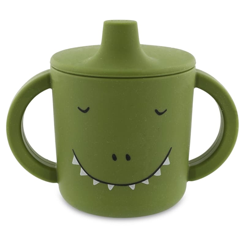 Tasse d'Apprentissage en Silicone, mr. dino trixie vert p-24 — vue 1 sur 3
