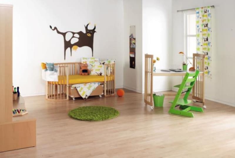 Sleepi Drape Rod Natural, stokke natural