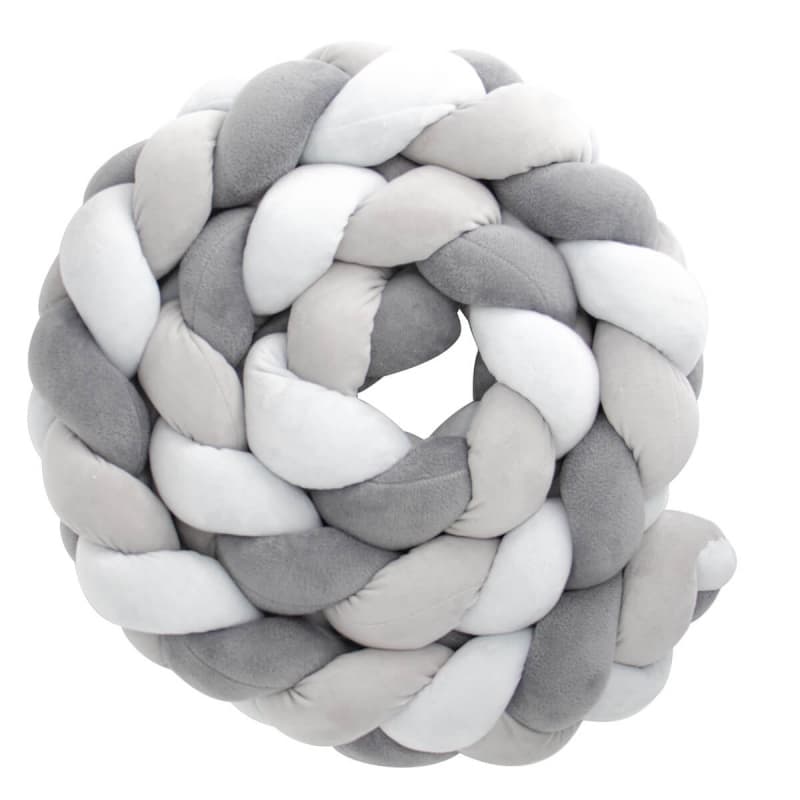 Tresse Decorative 200cm Camaieu Gris, velours 100pes