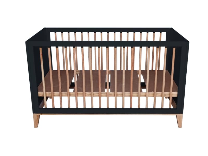 Nami Lit/bed Cannage Rotin 70 X 140 H86 Onyx — vue 3 sur 5