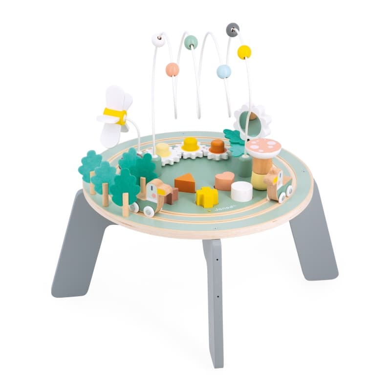 Swc - Table d'Activites le Jardin, jouets d'eveil janod multicolore 50,7 x 50,7 x 38,6 collection 2024 — vue 1 sur 5