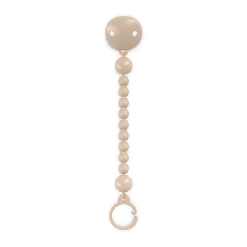 Attache-sucette Silicone, beige colour essence suavinex 25/04 — vue 1 sur 3