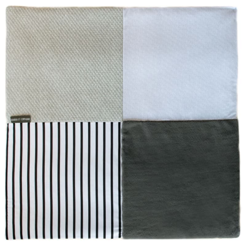 Tapidou Mosaique Blanc/gris, accessoires dc gris 100x100 2021 — vue 1 sur 4