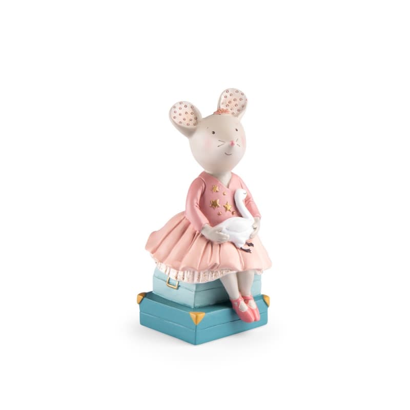Tirelire Souris la Petite Ecole de Danse, la petite école de danse moulin roty multicolore 9x9,5x17,5 p-e-a-h 2024 — vue 2 sur 5