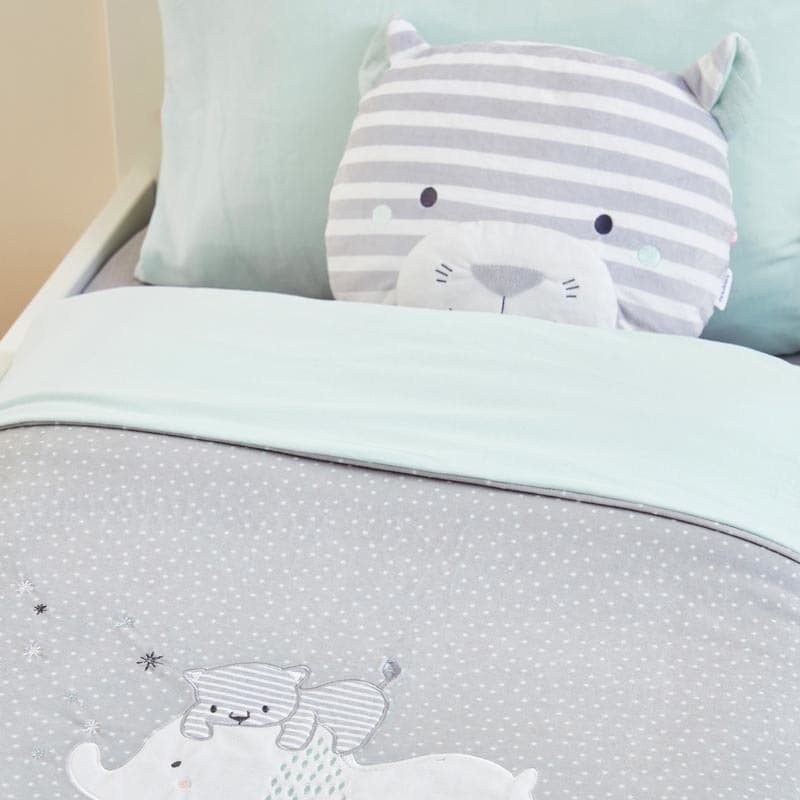 A&m Housse de Couette 100x140cm, amtoys grisclair — vue 2 sur 4