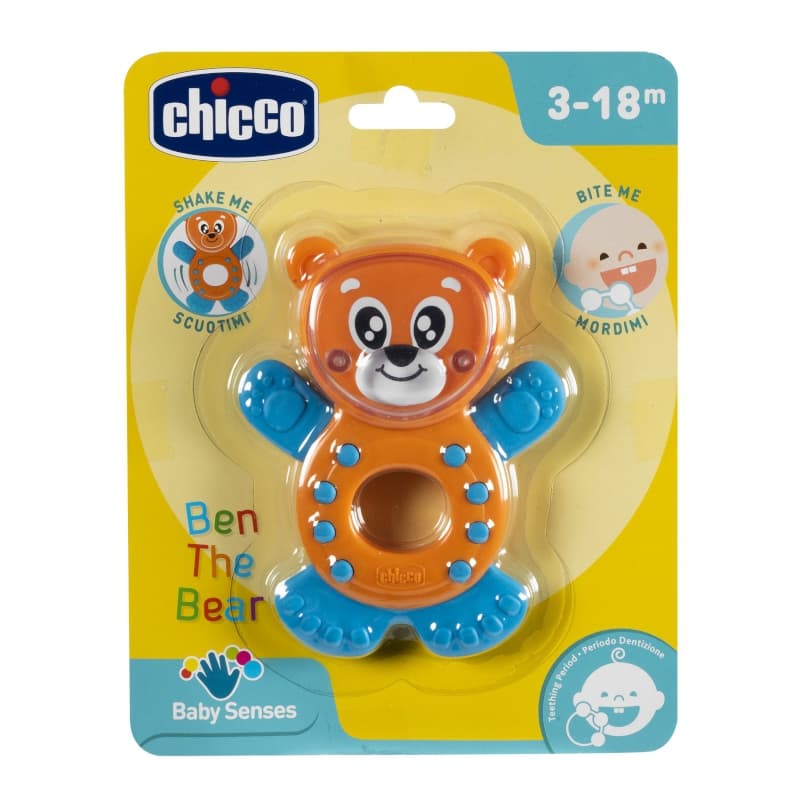 Hochet Ben l'Ours, chicco — vue 2 sur 2