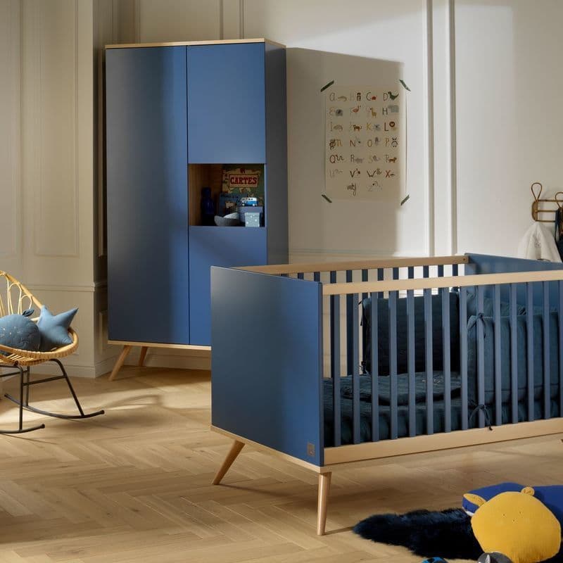 Armoire Bleu Nuit Boreale, boreale bleu nuit sauthon original 101 x 209 x 57 — vue 1 sur 2