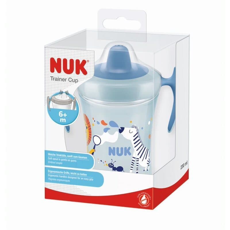 Trainer Cup - Poignees et Embout Doux, bleu 6m+ nuk