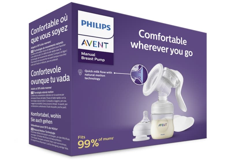 Scf430/10 Tire-lait Manuel Natural, philips avent 9 x 19,7 x 15,7 — vue 6 sur 6