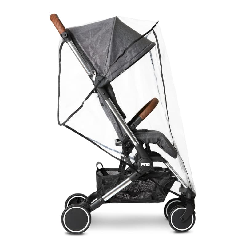 Habillage Pluie pour Poussette Compacte Ping, abc design transparent