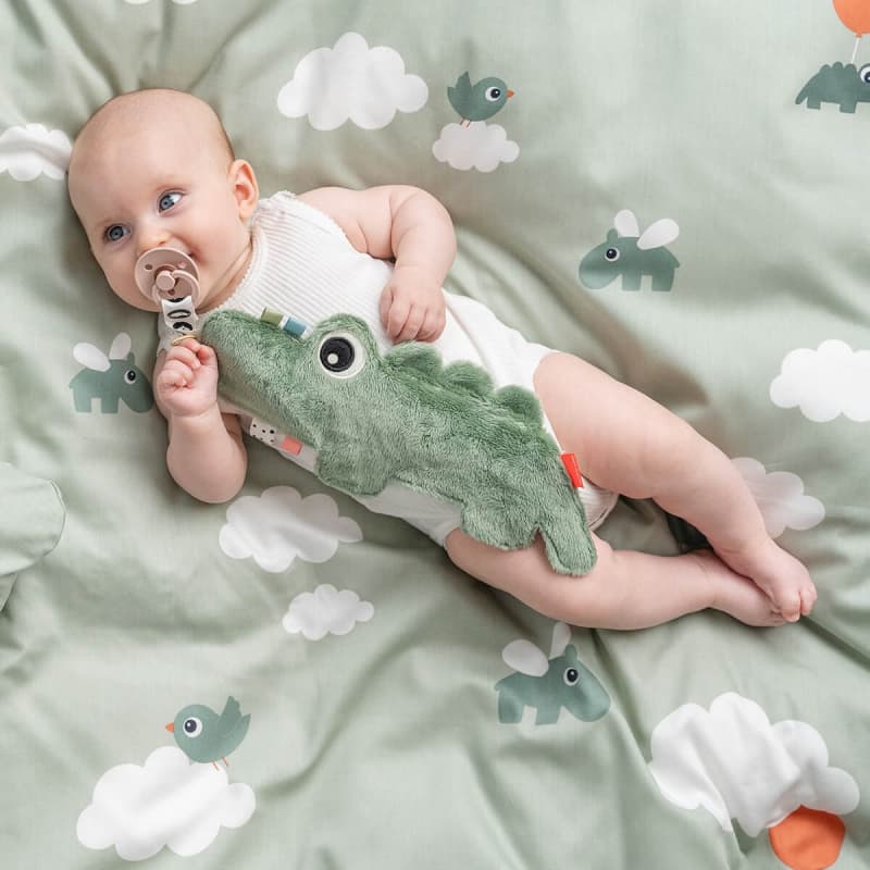 Doudou Attache Sucette Croco, vert done by deer p24 — vue 5 sur 5