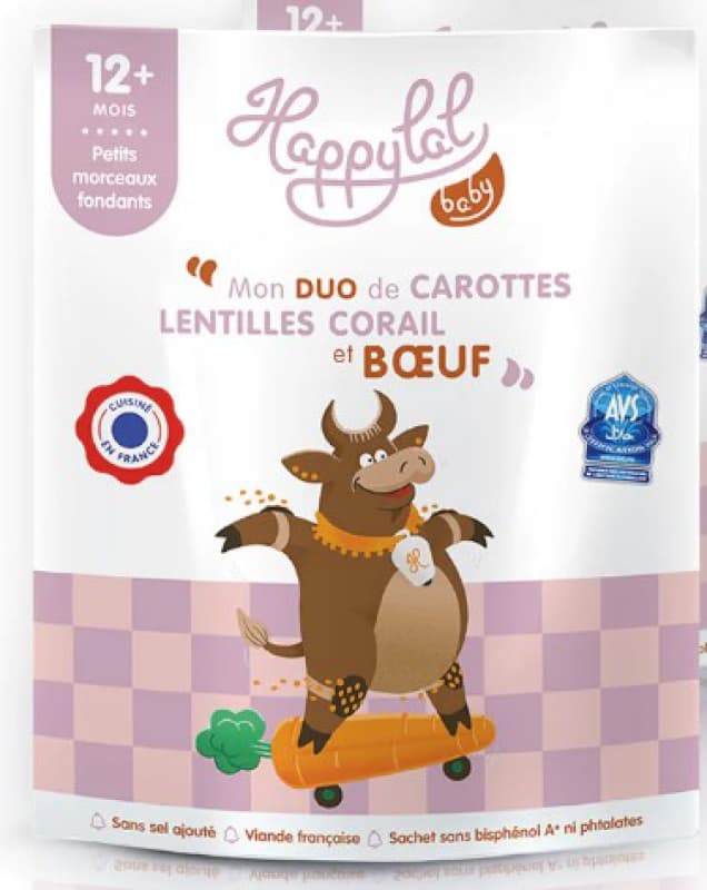 Mon Duo de Carottes Lentillescorail et Bœuf 12m — vue 1 sur 3