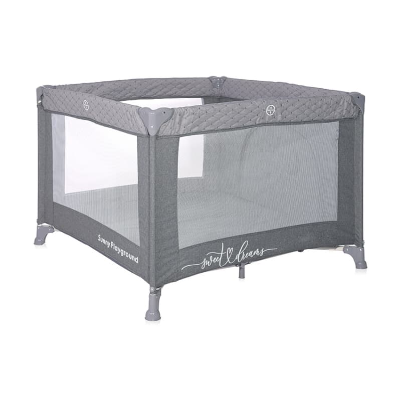 Parc de Jeu Sunny, gris 100x100cm lorelli — vue 2 sur 4