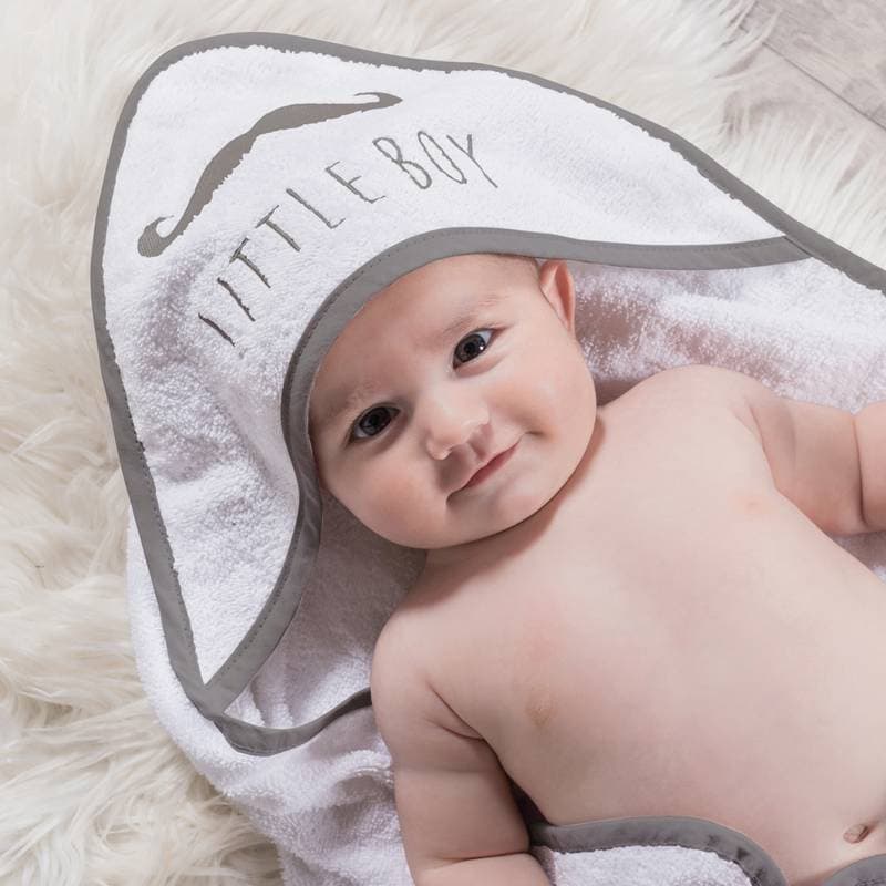 Coffret Sortie de Bain Brodee + Gantblanc Brode Gr, 75x75 domiva gris little boy 75 x 75 cm 09-18-