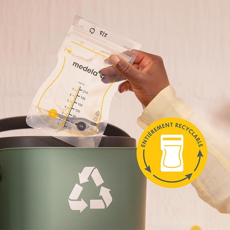Sachets Conservation Lait Maternel Easy pour X50, transparents medela h-24 — vue 3 sur 4