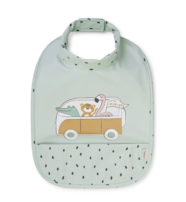 Bavoir Impermeable, saro little explorers