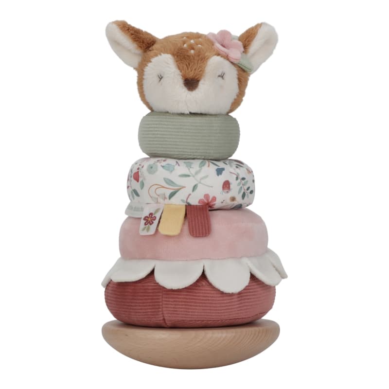 Faon a Empiler Doudou et Bois Fsc, fairy garden little dutch — vue 1 sur 2