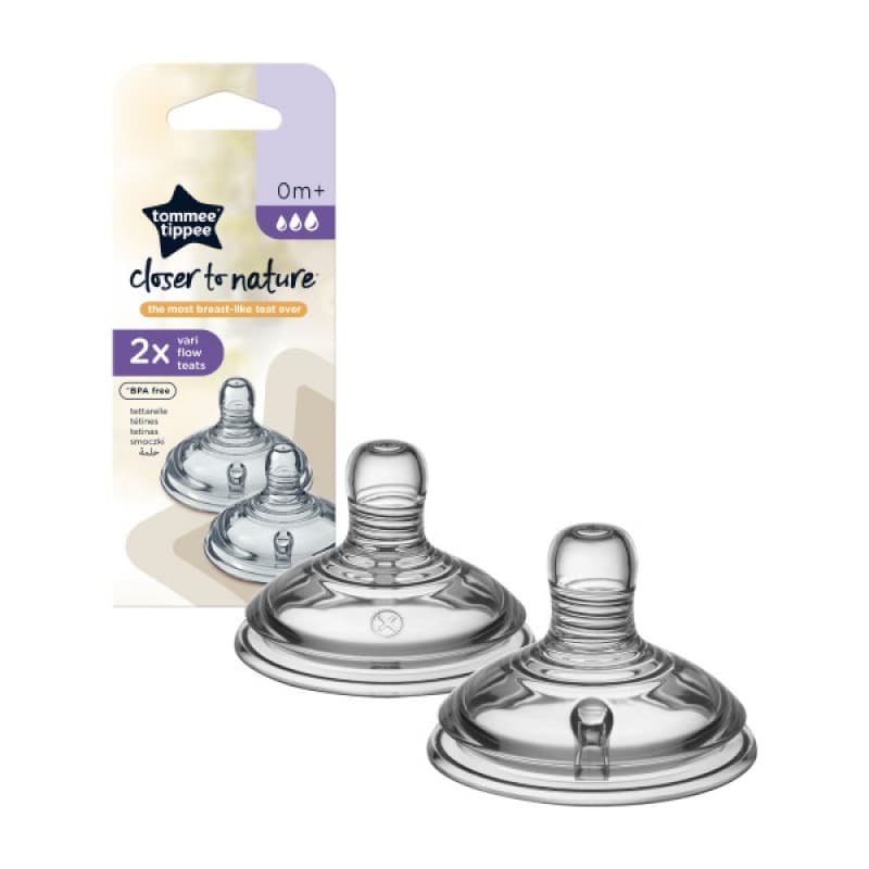 Tetine Ctn Debit Variable X2, tommee tippee — vue 1 sur 3