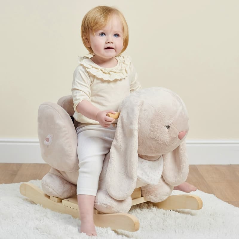 Bascule Lapin, alice & pomme beige 65x35x45 e-23 — vue 3 sur 3
