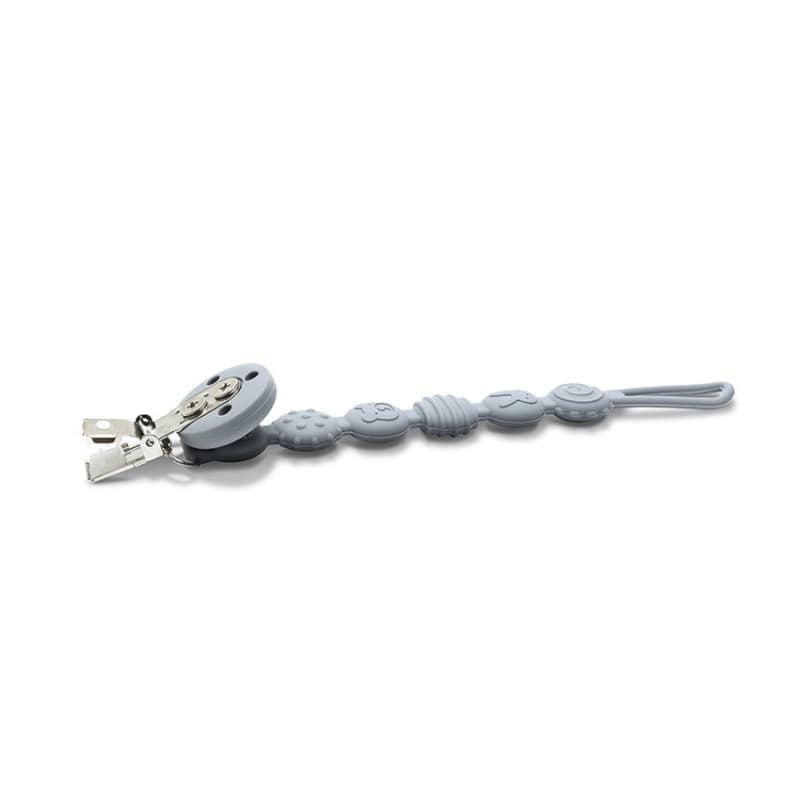 Attache Sucette Silicone, gris lorelli 25/03 — vue 2 sur 3