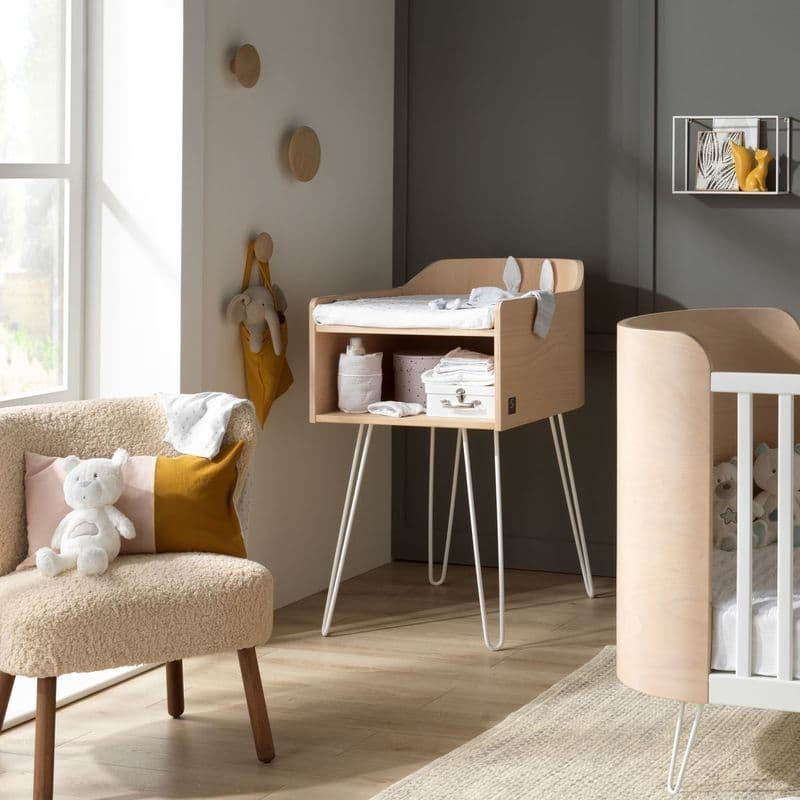 Meuble a Langer Pied Fil Blanc Galopin, galopin sauthon original 60 x 103 x 79 — vue 2 sur 5
