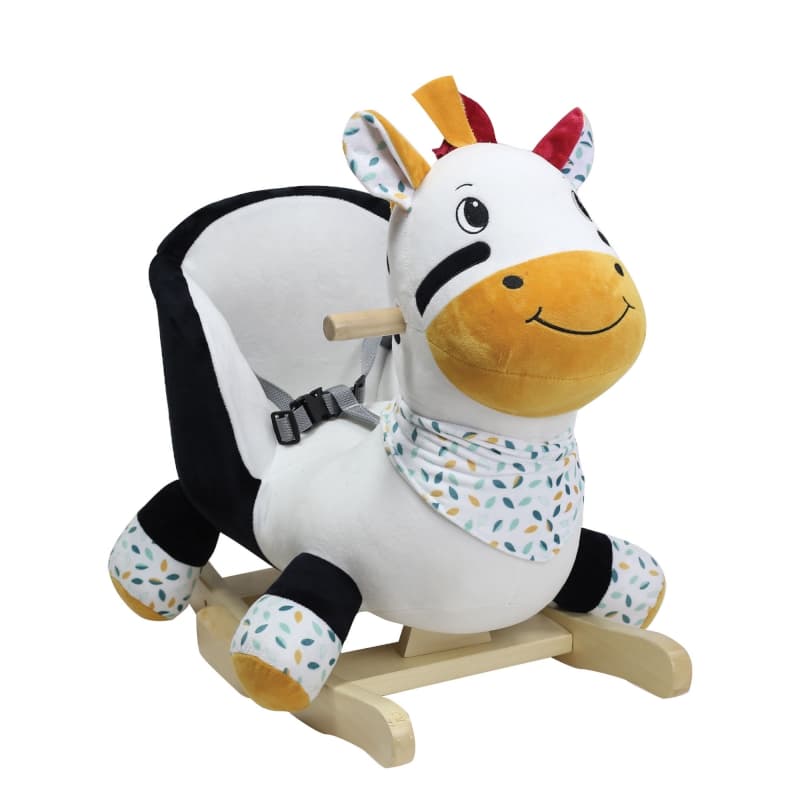 Peluche a Bascule Zebre - Kolala et Sa Tribu, trois kilos sept multicolore h-21