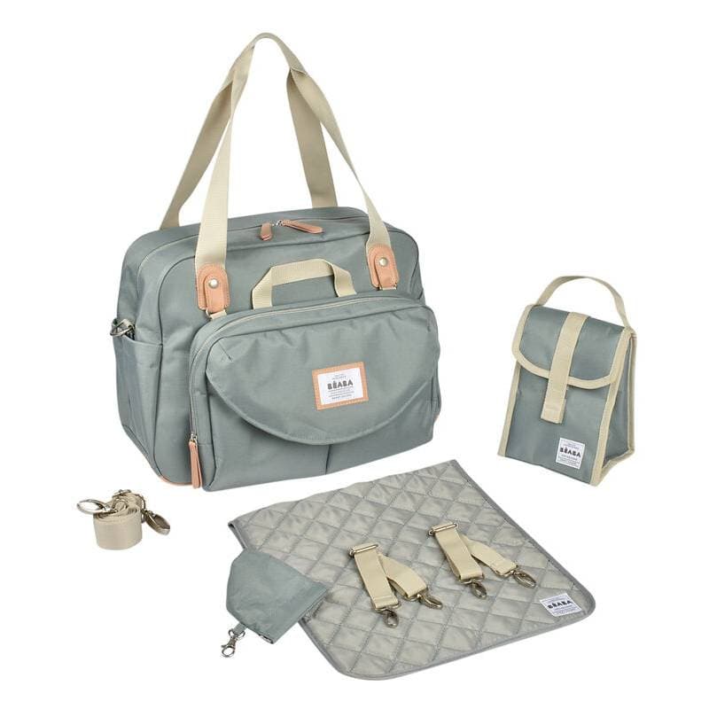 Sac a Langer Geneve Ii Vert Sauge, beaba vert sauge — vue 3 sur 4