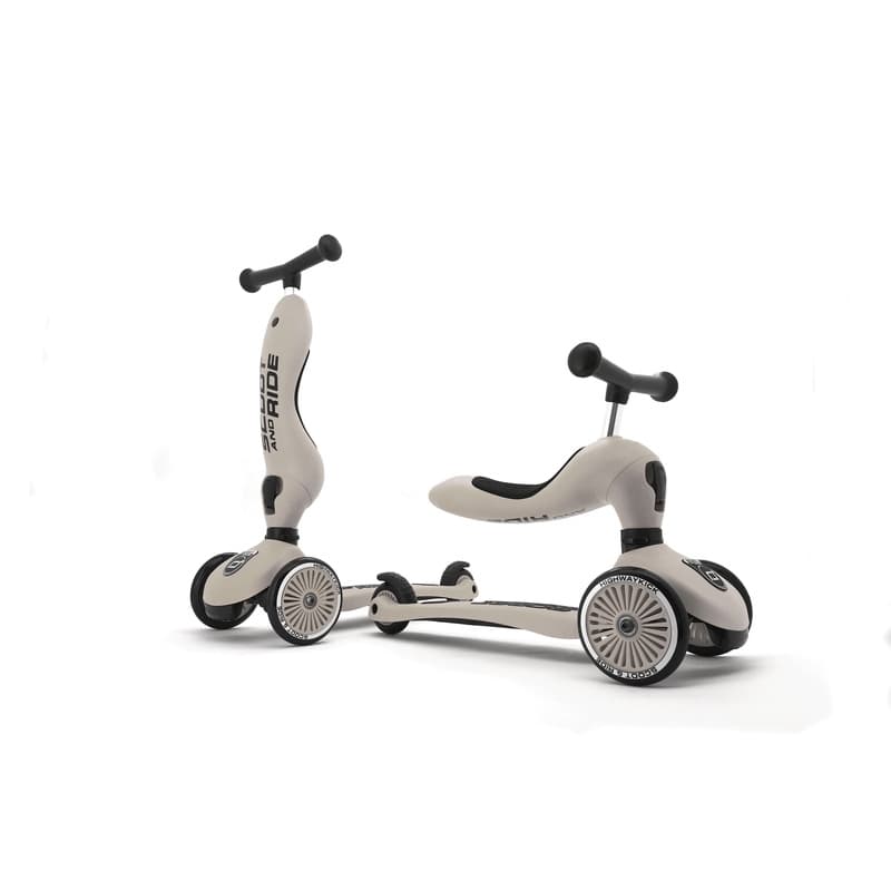 Sr-trottinette 2-1 Highwaykick 1 - Beige, scoot & ride — vue 4 sur 4