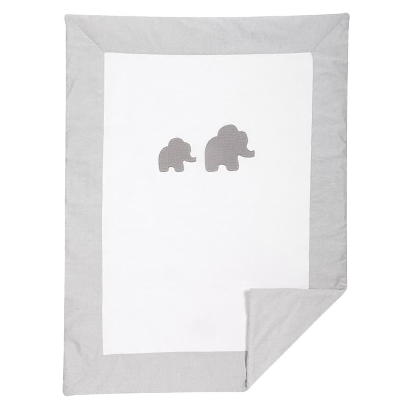 Couverture 100x135 Cm Tembo, tembo nattou blanc 100x135cm per