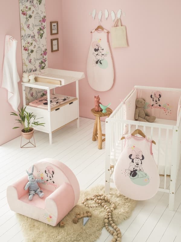 Gigoteuse 2eme Age 6-36 Mois Reglable, minnie floral disney