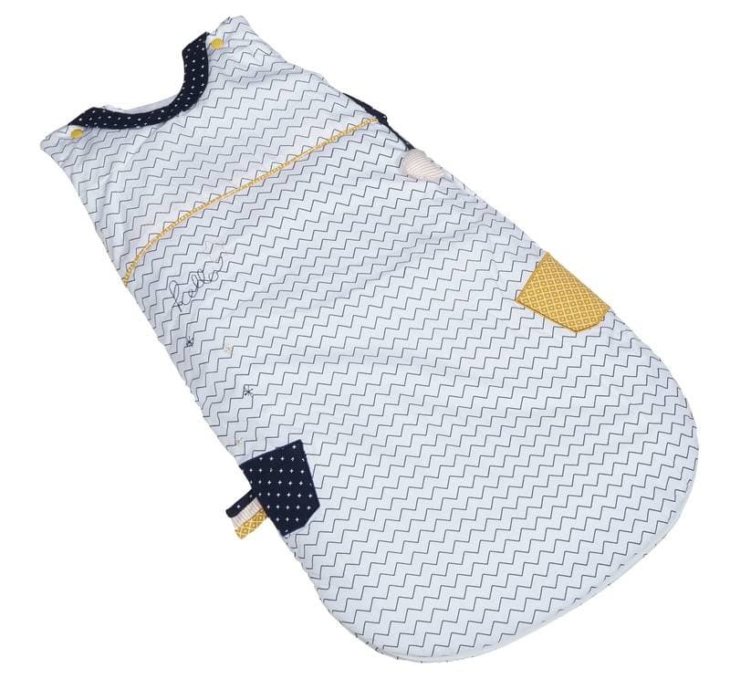 Gigoteuse Garcon Ouatinee 0-4 M, hello textile sauthon baby deco 75 x 75 x 55 — vue 3 sur 4