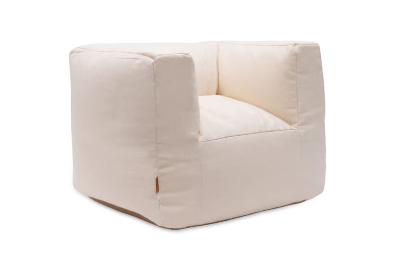 Fauteuil Pouf Enfant, naturel twill e-24 — vue 2 sur 4