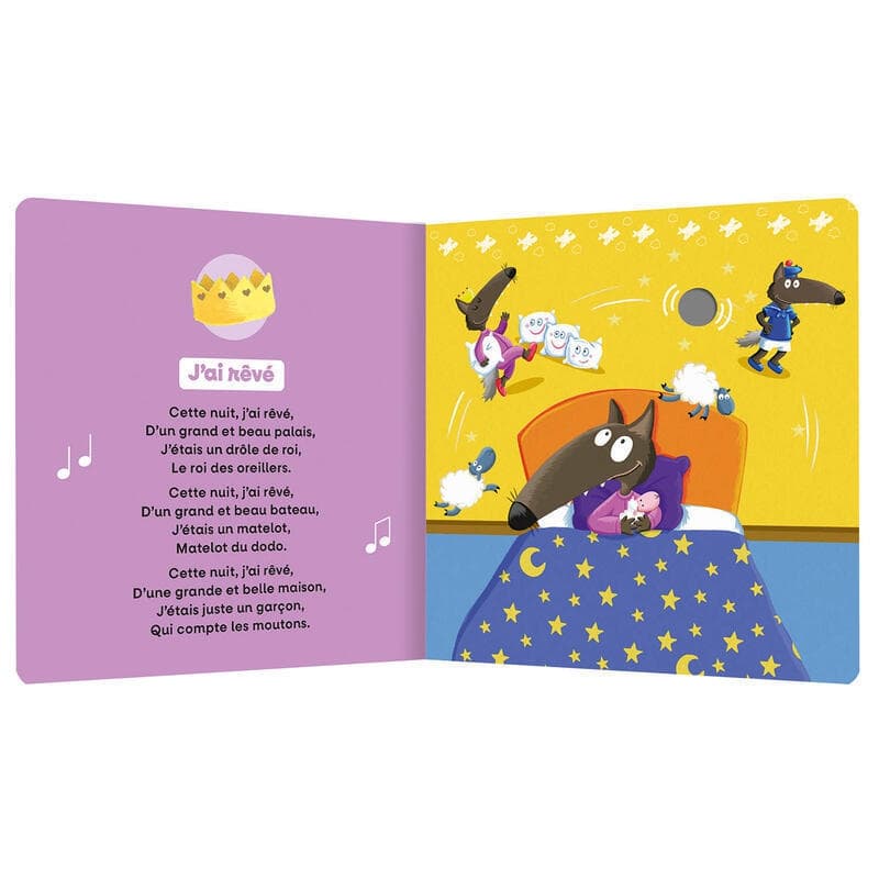 P'tit Loup - Mes Comptines pour m'Endormir, 12m auzou 09-24 — vue 1 sur 5