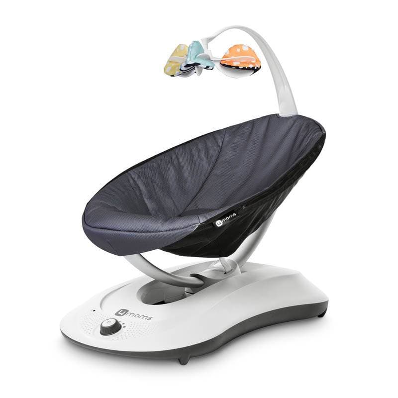 Balancelle Rockaroo Cool Mesh, balancelles 4moms gris — vue 1 sur 2