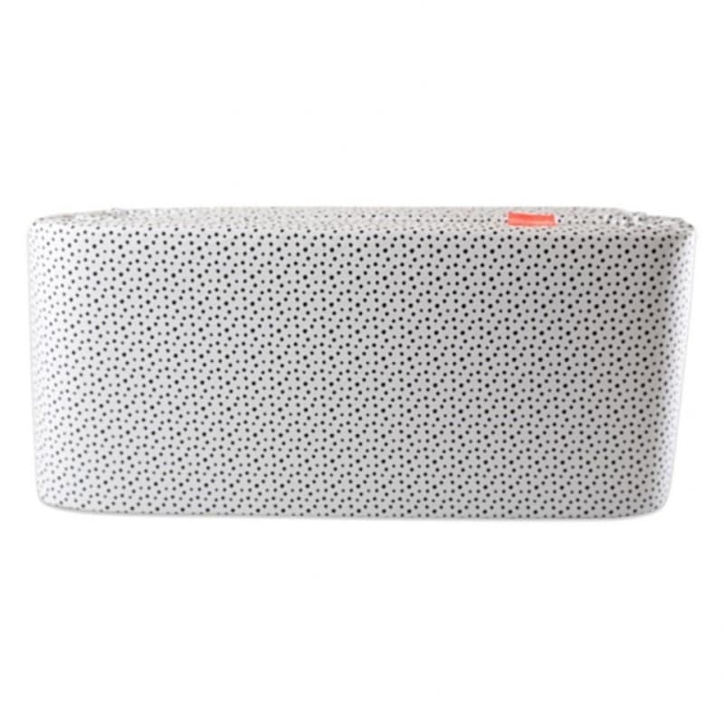 Tour de Lit 350 Cm Blanc Pois Noirs, happy dots blanc 2018 — vue 2 sur 2